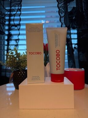 Coconut Clay Cleansing Foam - White & Red